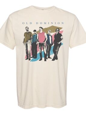 Merch Comfort Colors Cream Old Dominion Graphic Tee Men’s Size L